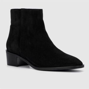 Aquatalia Women’s Reeta Boot Black Ankle Booties Boots Size 7